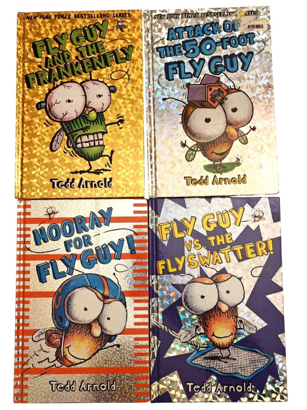 Set Of 4 Hardcover Fly Guy Books By Tedd Arnold Easy Kids Phonics Readers